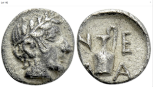 GA002-Apollo?,Troas-Neandria ~4thCce h-obol.AR :text RR NN61 180107 L142 a+