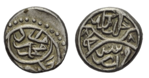 WMA003-Mehmet II, Bursa 848H = 1444 akçe.AR 10mm SOL 180113 L1067 a